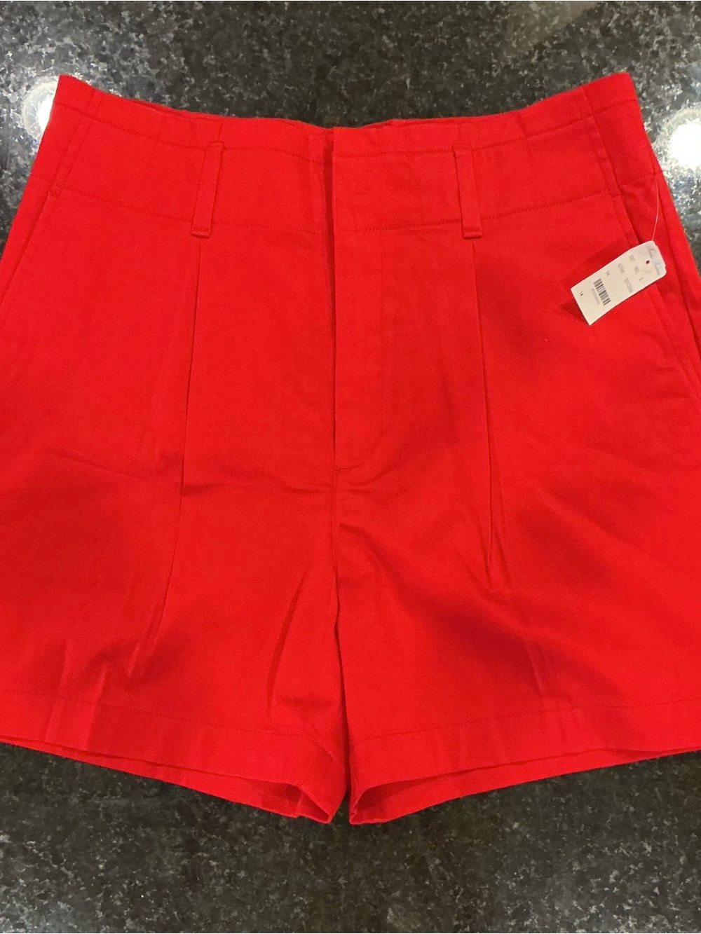 Brooks Brothers Bright Red High-Waist Tailored Shorts Size 14. Great for the 4th